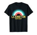 Lexington Kentucky Rainbow T-Shirt - Fun Novelty Design Men Women - T-Shirt, Sweatshirt, Hoodie