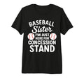 Baseball Sister Im Just Here T-Shirt - Trendy Graphic for Adults - T-Shirt, Sweatshirt, Hoodie