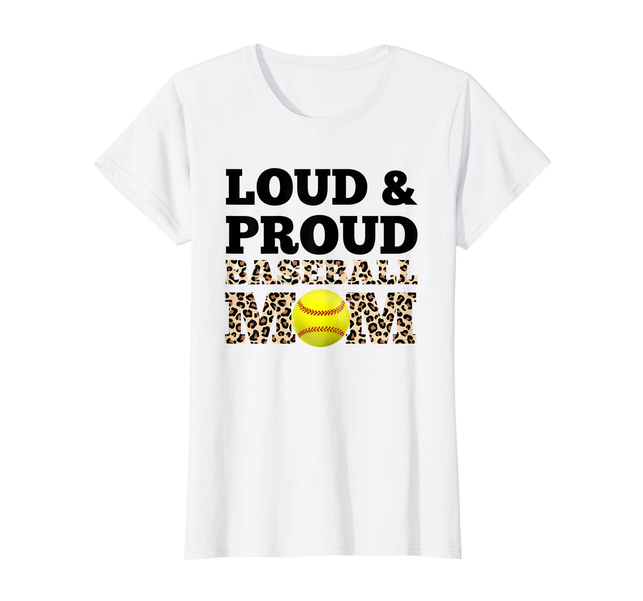 Womens Loud Proud Baseball Mom Mother T-Shirt - Aesthetic Graphic Unisex - T-Shirt, Sweatshirt, Hoodie