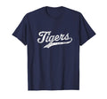 Tigers Mascot Sports Name T-Shirt - Minimalist Print Men Women - T-Shirt, Sweatshirt, Hoodie