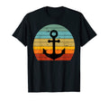 Sea Sailor Nautical Anchor Distressed T-Shirt - Minimalist Print Men Women - T-Shirt, Sweatshirt, Hoodie
