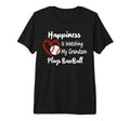 Happiness Is Watching My Grandson T-Shirt - Fun Novelty Design for Adults - T-Shirt, Sweatshirt, Hoodie