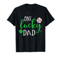 Baseball Dad One Lucky Dad St Patrick Day T-Shirt - Graphic Print Unisex - T-Shirt, Sweatshirt, Hoodie