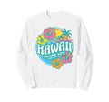 Hawaii Aloha Surf Club Tropical Sweatshirt - Aesthetic Graphic Unisex - T-Shirt, Sweatshirt, Hoodie
