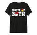 Sister Both Groovy Softball T-Shirt - Aesthetic Graphic for Adults - T-Shirt, Sweatshirt, Hoodie