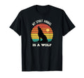 My Spirit Animal Is Wolf Howling Sunset T-Shirt - Trendy Graphic for Adults - T-Shirt, Sweatshirt, Hoodie