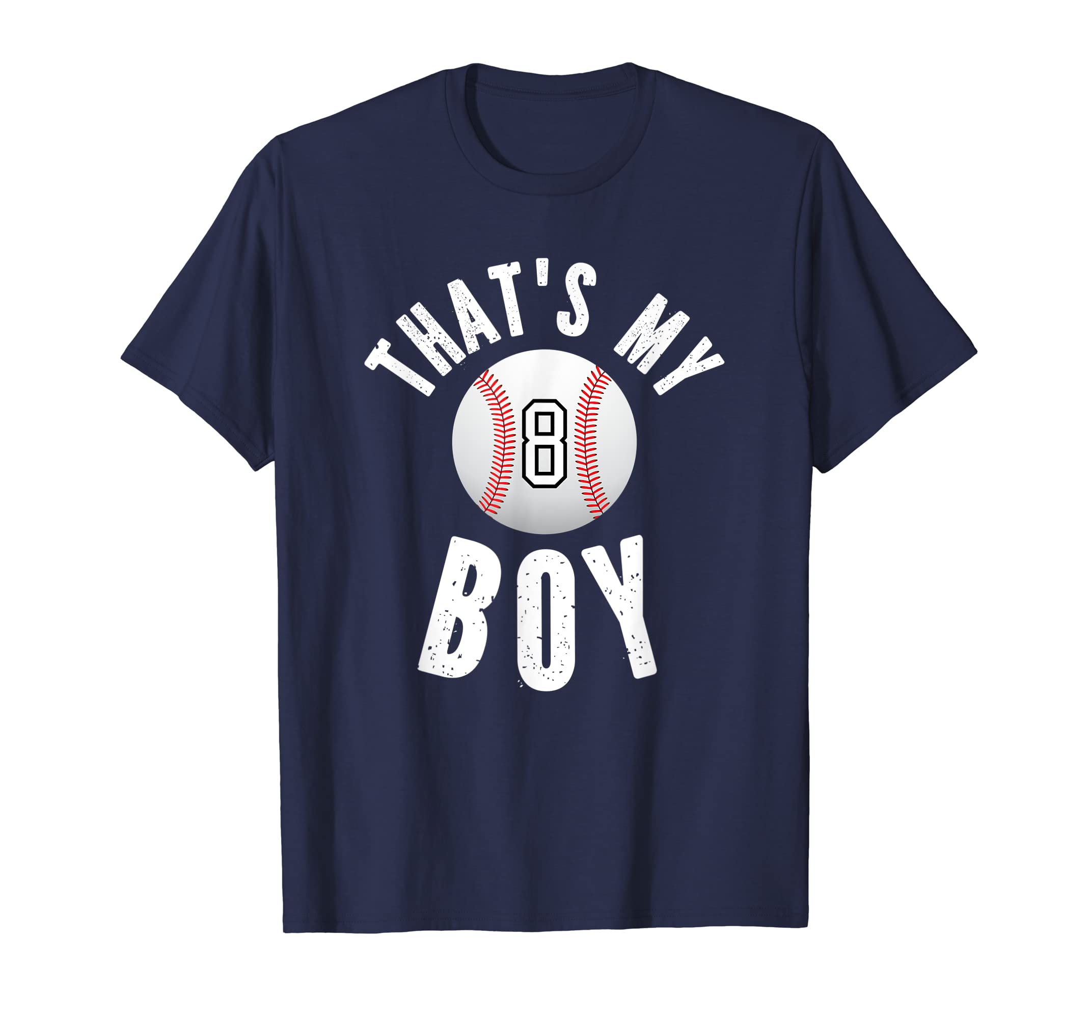 Thats My Baseball Jersey Number 8 T-Shirt - Casual Everyday Wear Men Women - T-Shirt, Sweatshirt, Hoodie