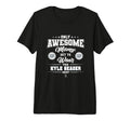 Kyle Seager Awesome Moms Tri Blend T-Shirt - Custom Art Print Men Women - T-Shirt, Sweatshirt, Hoodie