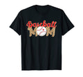 Baseball Mom Leopard Mothers Day T-Shirt - Aesthetic Graphic Men Women - T-Shirt, Sweatshirt, Hoodie