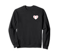 Baseball Softball Heart Fun Funny Sweatshirt - Streetwear Style for Adults - T-Shirt, Sweatshirt, Hoodie