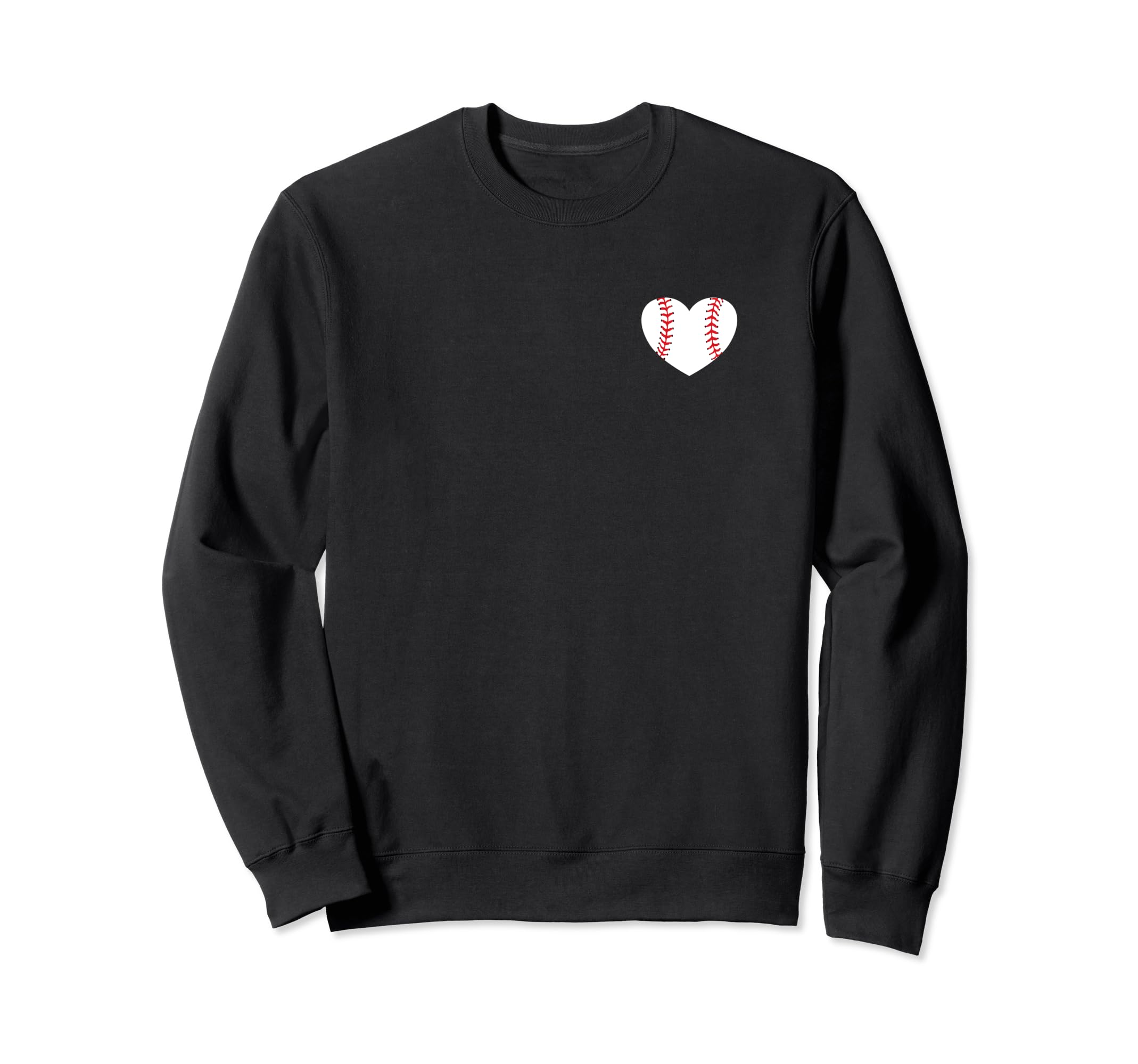 Baseball Softball Heart Fun Funny Sweatshirt - Streetwear Style for Adults - T-Shirt, Sweatshirt, Hoodie
