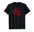 Baseball Softball Mom 43 Number 43 T-Shirt - Unique Graphic Men Women - T-Shirt, Sweatshirt, Hoodie