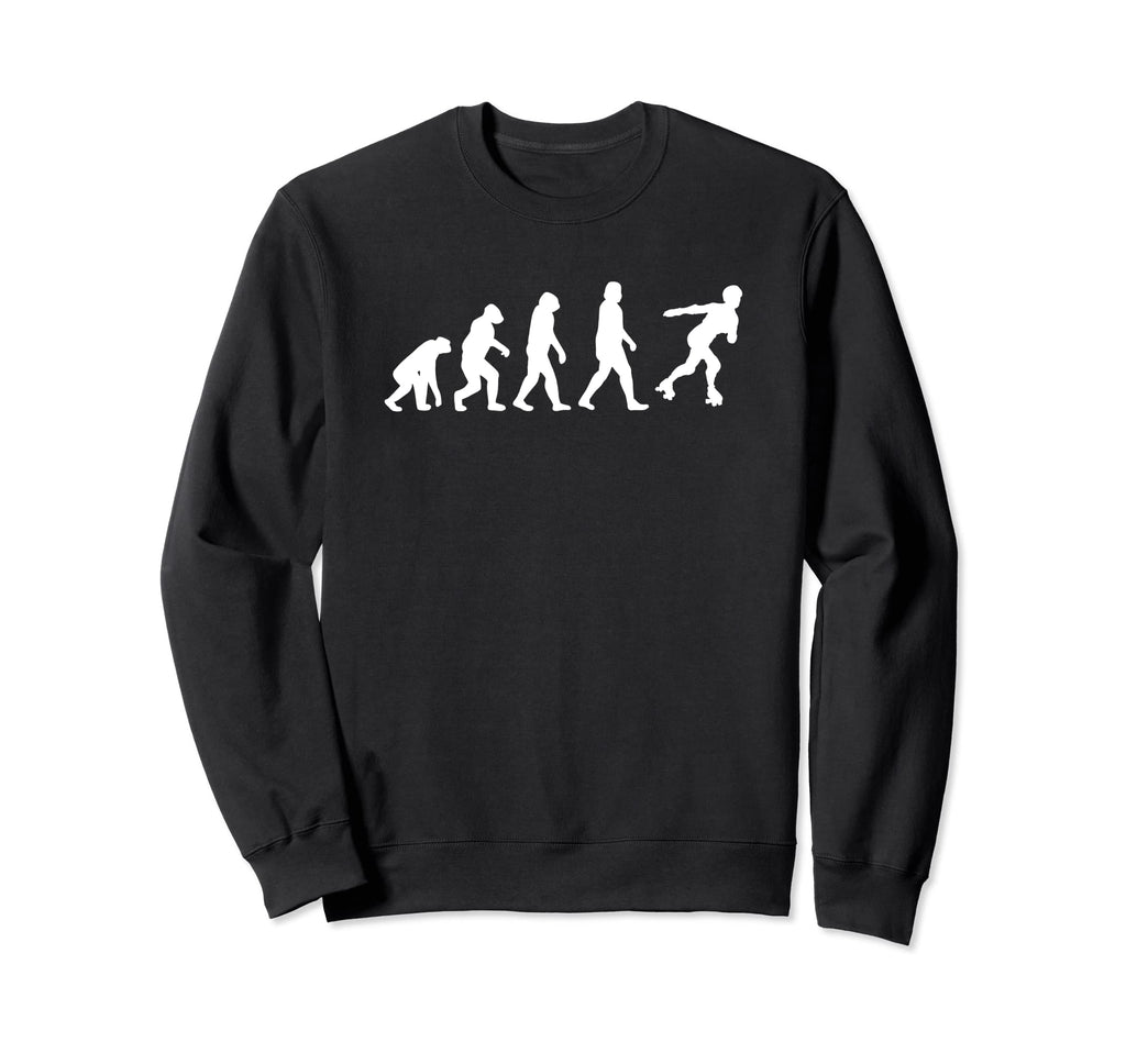 Evolution Skates Rolling Skating Sweatshirt - Unique Graphic Men Women - T-Shirt, Sweatshirt, Hoodie