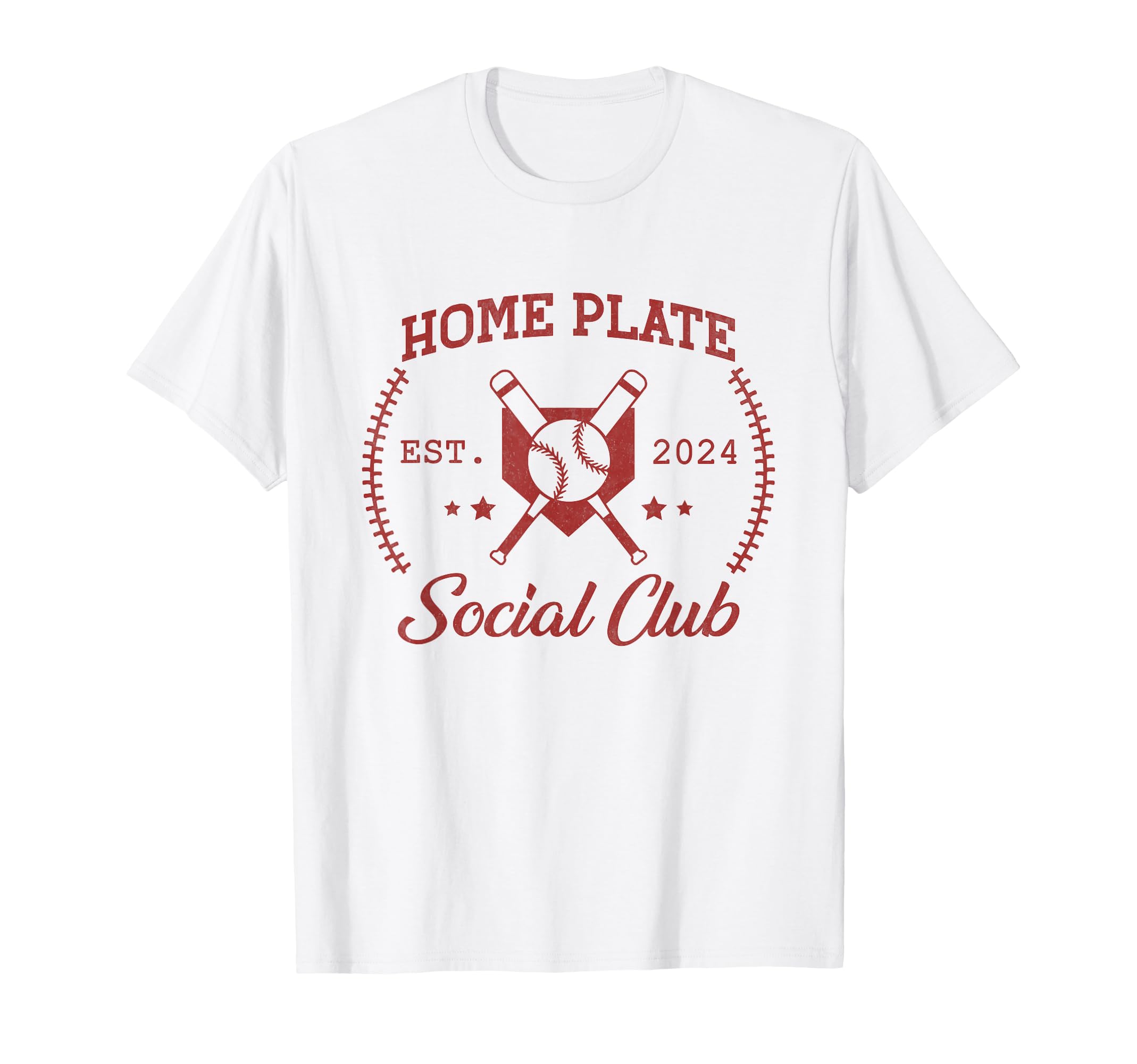 2024 Home Plate Social Club Softball T-Shirt - Trendy Graphic Unisex - T-Shirt, Sweatshirt, Hoodie