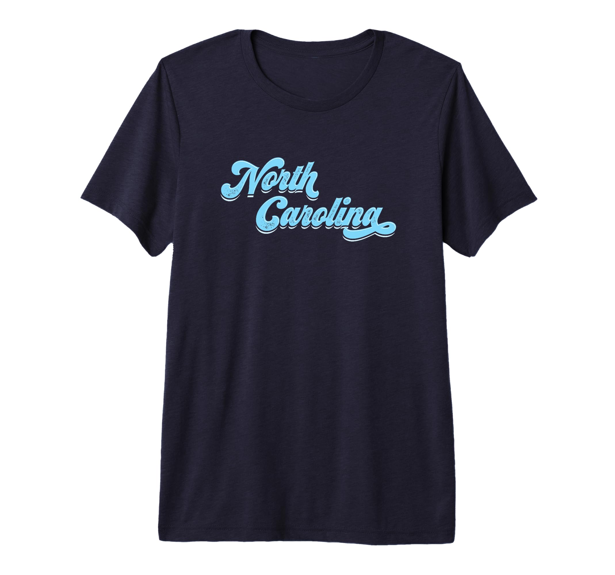 North Carolina Nc 70S Tri Blend T-Shirt - Graphic Print Unisex - T-Shirt, Sweatshirt, Hoodie