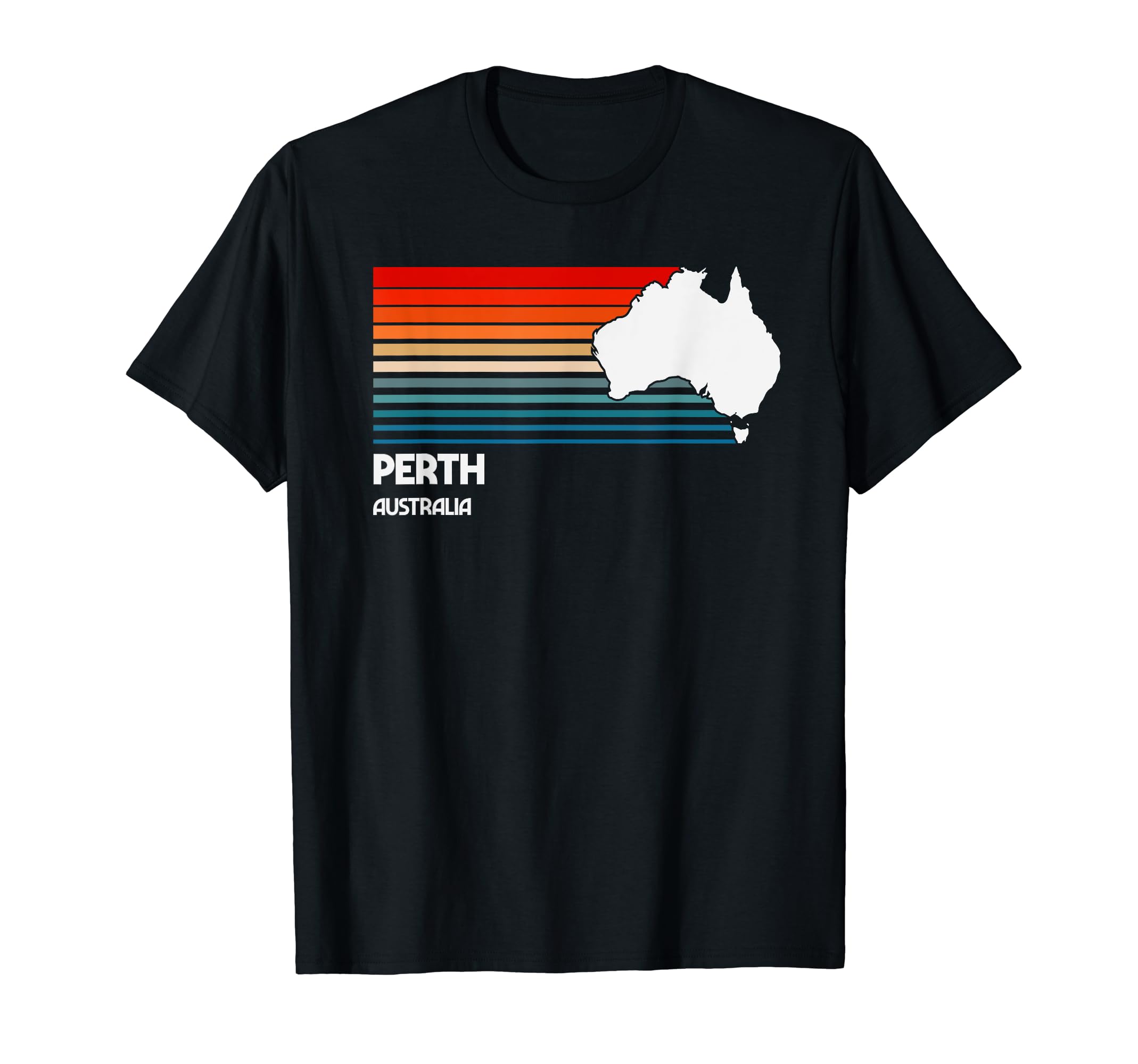 Perth Australia Stripes T-Shirt - Streetwear Style Men Women - T-Shirt, Sweatshirt, Hoodie