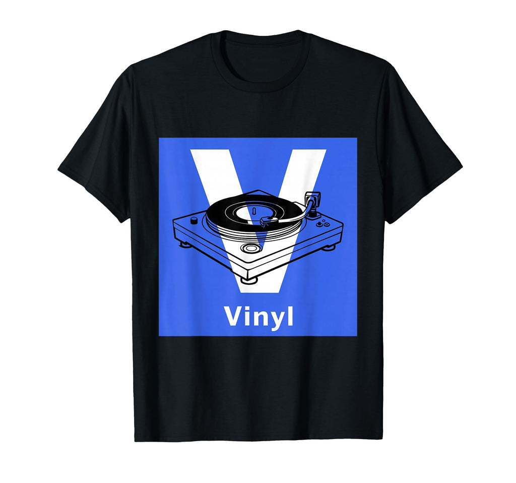 Old School Dj Vinyl Collector Turntable T-Shirt - Novelty Apparel Men Women - T-Shirt, Sweatshirt, Hoodie
