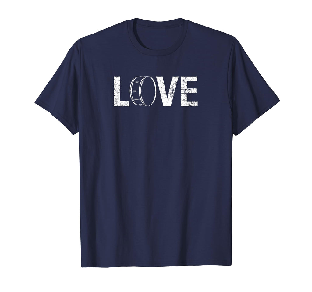 Love L O V E Snare Drum Distressed Drummer T-Shirt - Trendy Graphic Unisex - T-Shirt, Sweatshirt, Hoodie