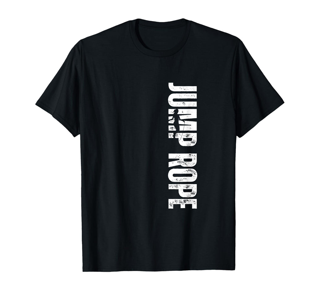 Jump Rope Distressed Jumping Rope T-Shirt - Custom Art Print Unisex - T-Shirt, Sweatshirt, Hoodie