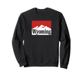 Wyoming 90S Street Mountain Sweatshirt - Trendy Graphic Men Women - T-Shirt, Sweatshirt, Hoodie