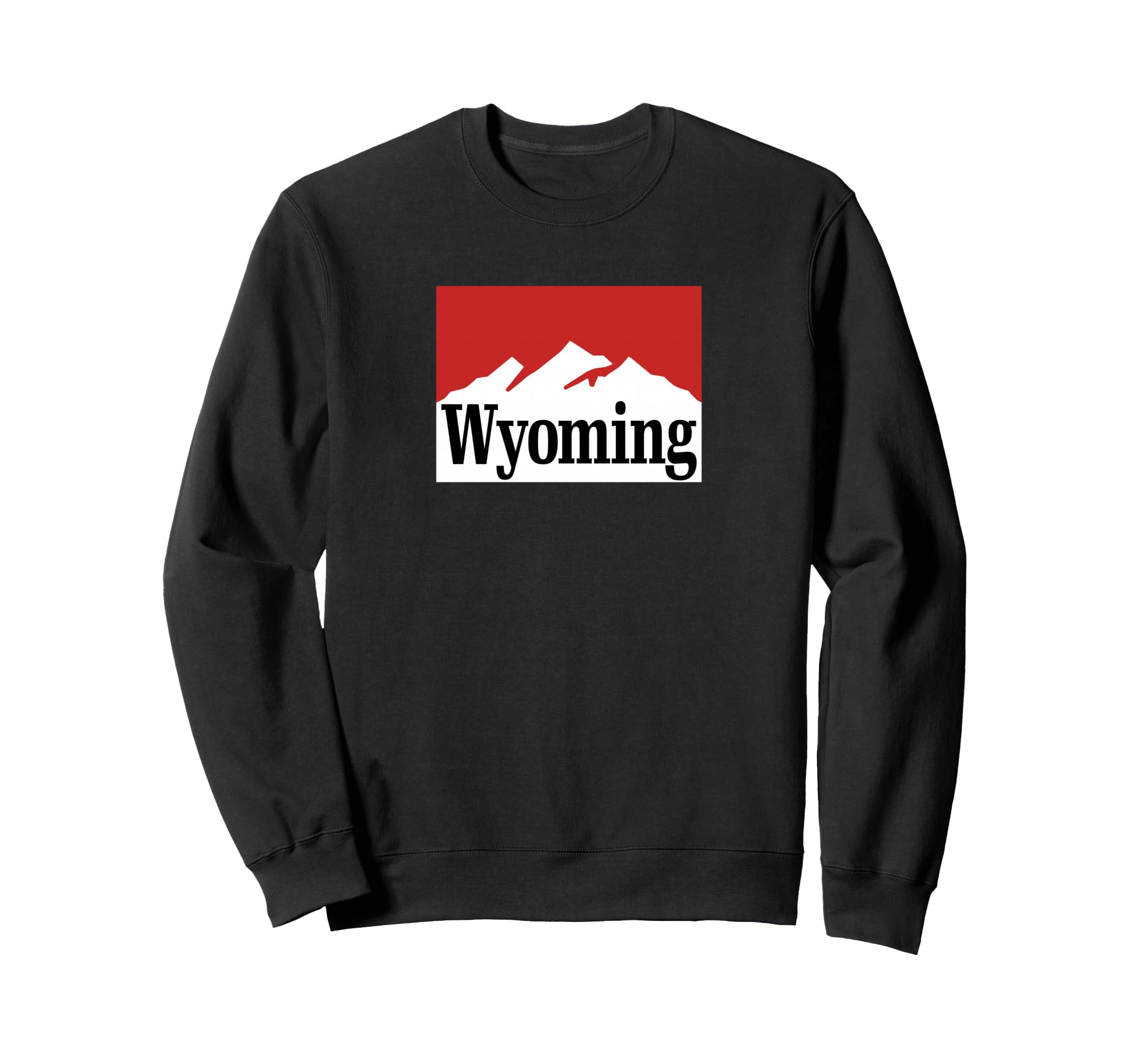 Wyoming 90S Street Mountain Sweatshirt - Trendy Graphic Men Women - T-Shirt, Sweatshirt, Hoodie