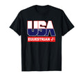 Usa Team Equestrian American Sports T-Shirt - Trendy Graphic for Adults - T-Shirt, Sweatshirt, Hoodie