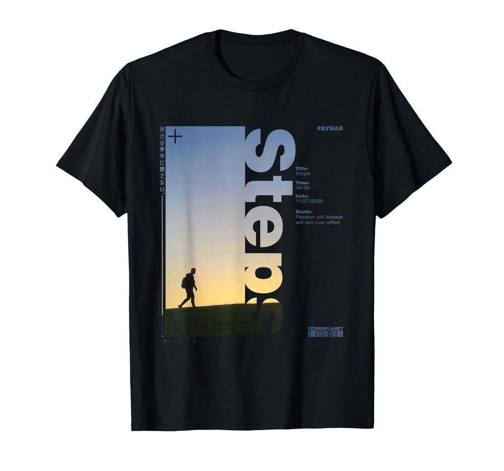 Walking Japanese Cyberpunk Vaporwave T-Shirt - Novelty Apparel for Adults - T-Shirt, Sweatshirt, Hoodie
