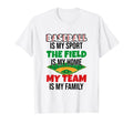 My Team Is My Family Proud Baseball Player T-Shirt - Graphic Print Unisex - T-Shirt, Sweatshirt, Hoodie