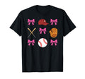 Baseball Mom Mama Coquette Bow Funny T-Shirt - Unique Graphic for Adults - T-Shirt, Sweatshirt, Hoodie