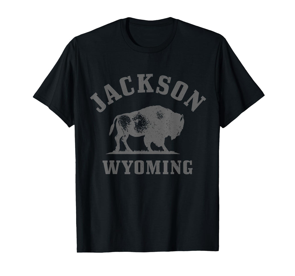Jackson Wyoming Cowboy State Bison Buffalo T-Shirt - Graphic Print Unisex - T-Shirt, Sweatshirt, Hoodie