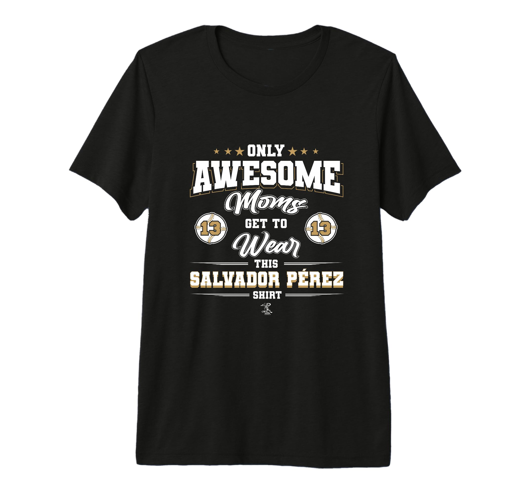 Salvador Perez Awesome Moms Tri Blend T-Shirt - Minimalist Print Men Women - T-Shirt, Sweatshirt, Hoodie