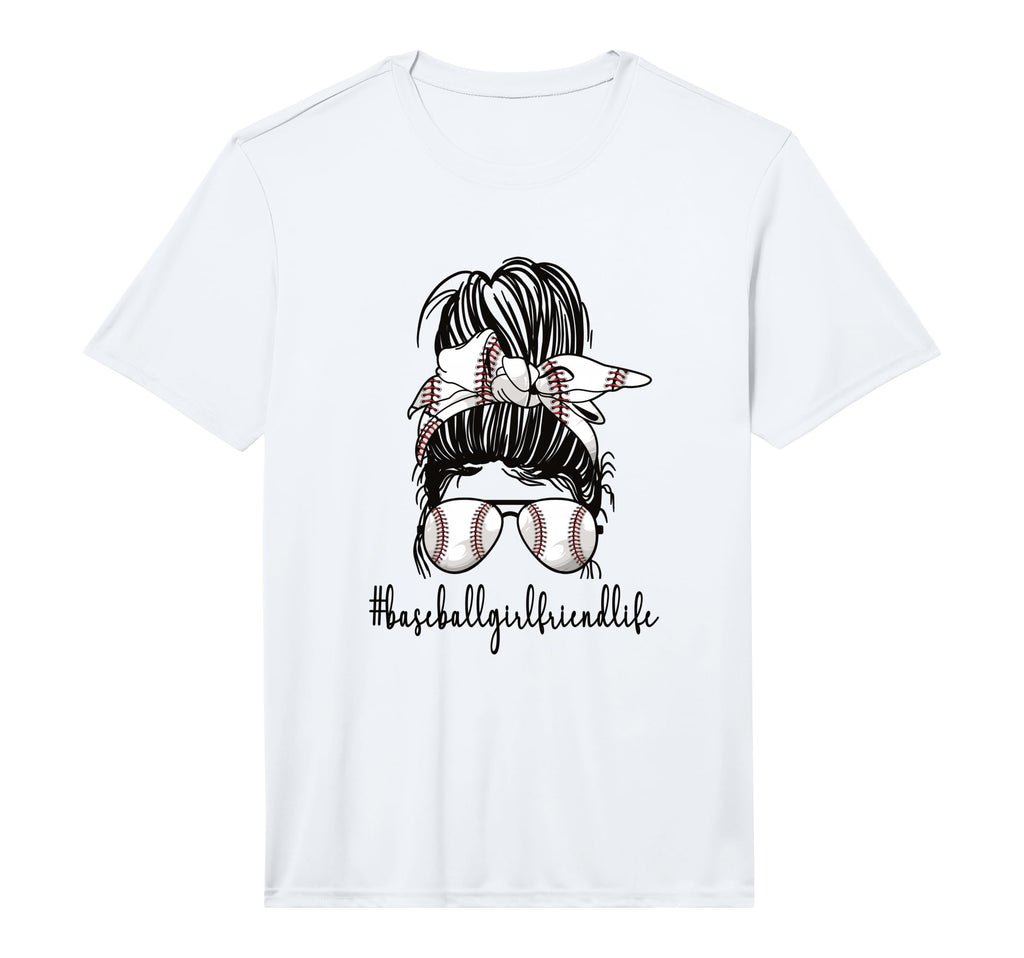 Mens Baseball Girlfriend Life Baseball T-Shirt - Graphic Print Unisex - T-Shirt, Sweatshirt, Hoodie