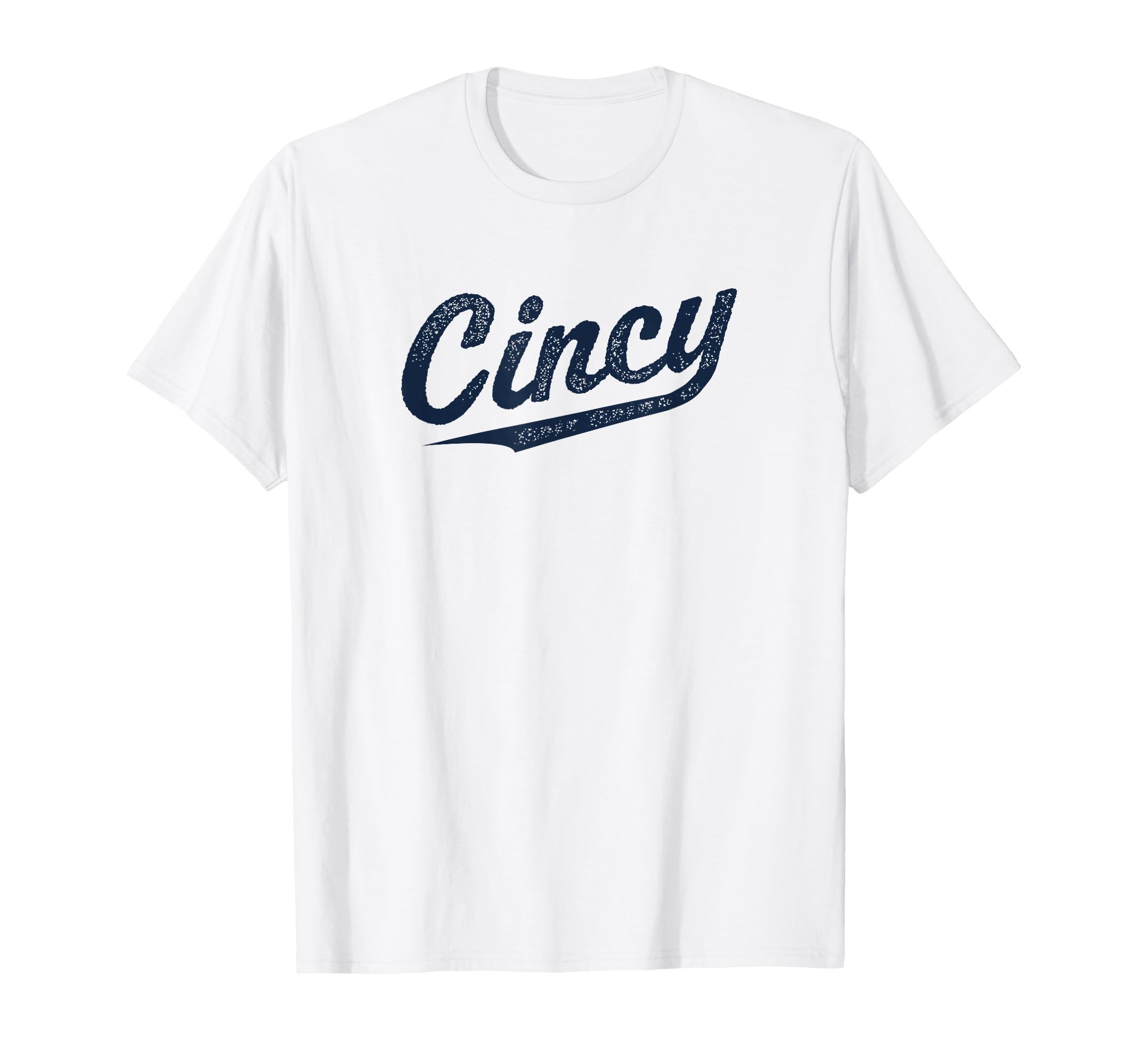 Cincy Cincinnati Ohio Cursive Script T-Shirt - Custom Art Print for Adults - T-Shirt, Sweatshirt, Hoodie