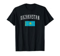 Kazakhstan Kazakhstan Flag Distressed T-Shirt - Minimalist Print Unisex - T-Shirt, Sweatshirt, Hoodie