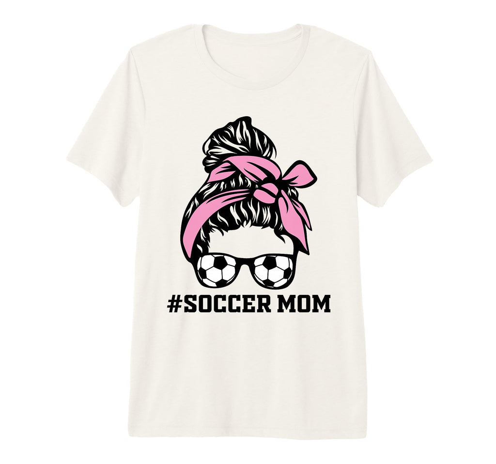 Messy Bun Soccer Mom Life Game Day Cheer T-Shirt - Trendy Graphic Unisex - T-Shirt, Sweatshirt, Hoodie