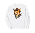 Funny Cowboy Corgi Drawing Corg Mom Sweatshirt - Novelty Apparel Unisex - T-Shirt, Sweatshirt, Hoodie