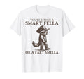 Smart Fella Raccoon 90S Funny Racoon T-Shirt - Custom Art Print for Adults - T-Shirt, Sweatshirt, Hoodie
