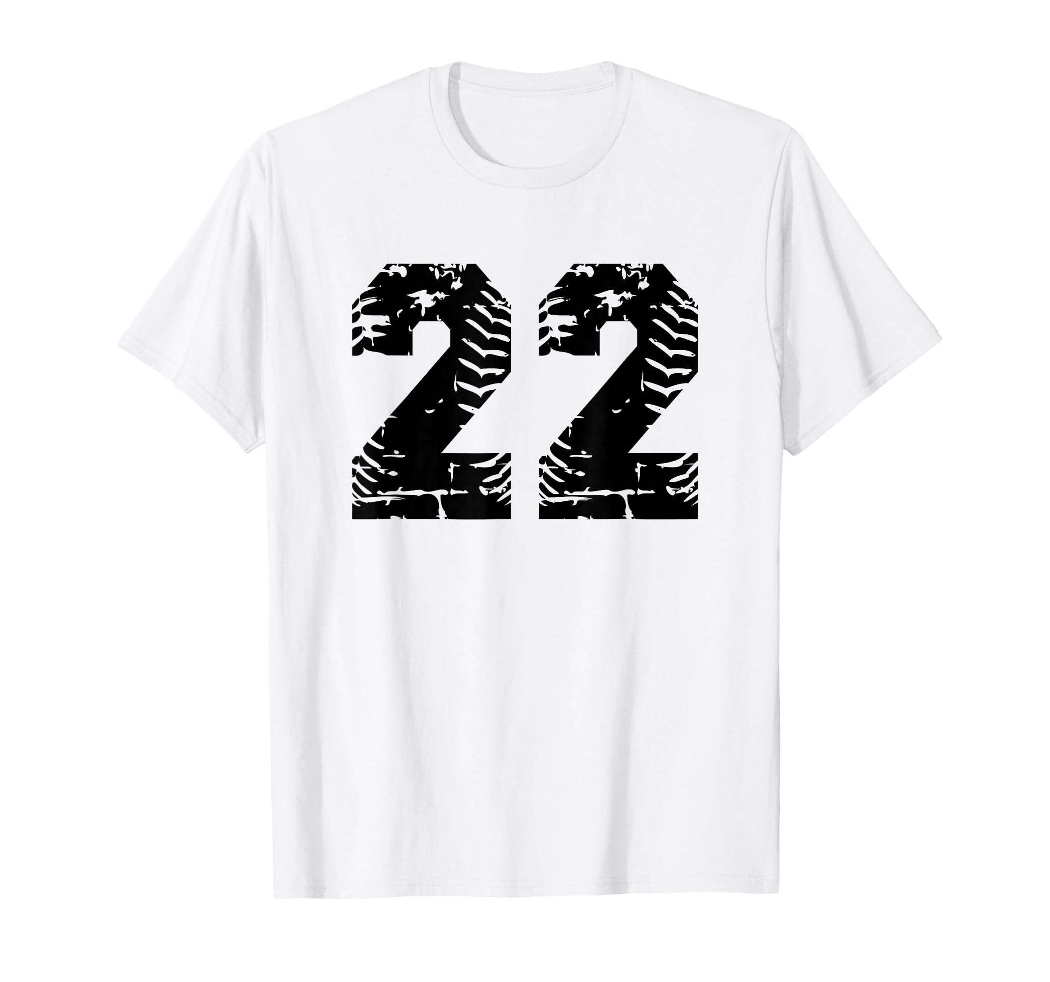 Baseball Softball Number 22 T-Shirt - Aesthetic Graphic for Adults - T-Shirt, Sweatshirt, Hoodie