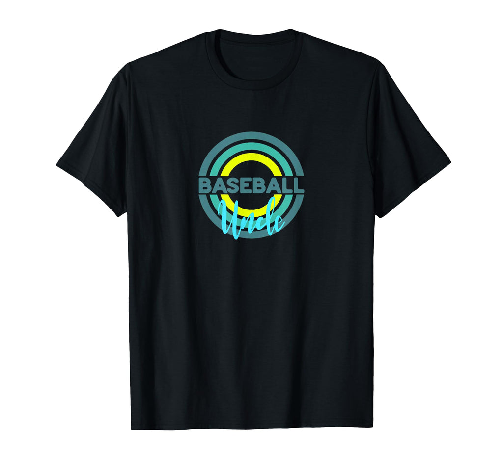 Baseball Uncle Modern Baseball Circles T-Shirt - Minimalist Print Unisex - T-Shirt, Sweatshirt, Hoodie