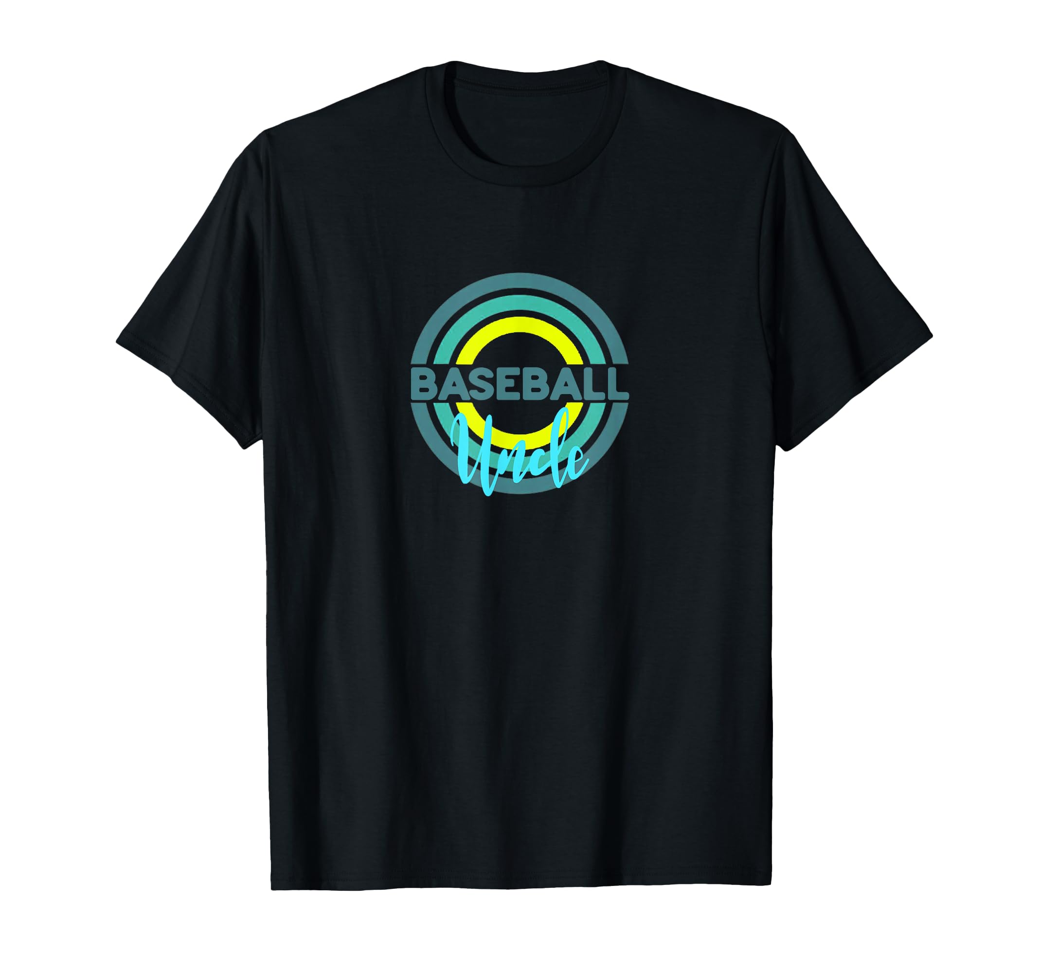 Baseball Uncle Modern Baseball Circles T-Shirt - Minimalist Print Unisex - T-Shirt, Sweatshirt, Hoodie