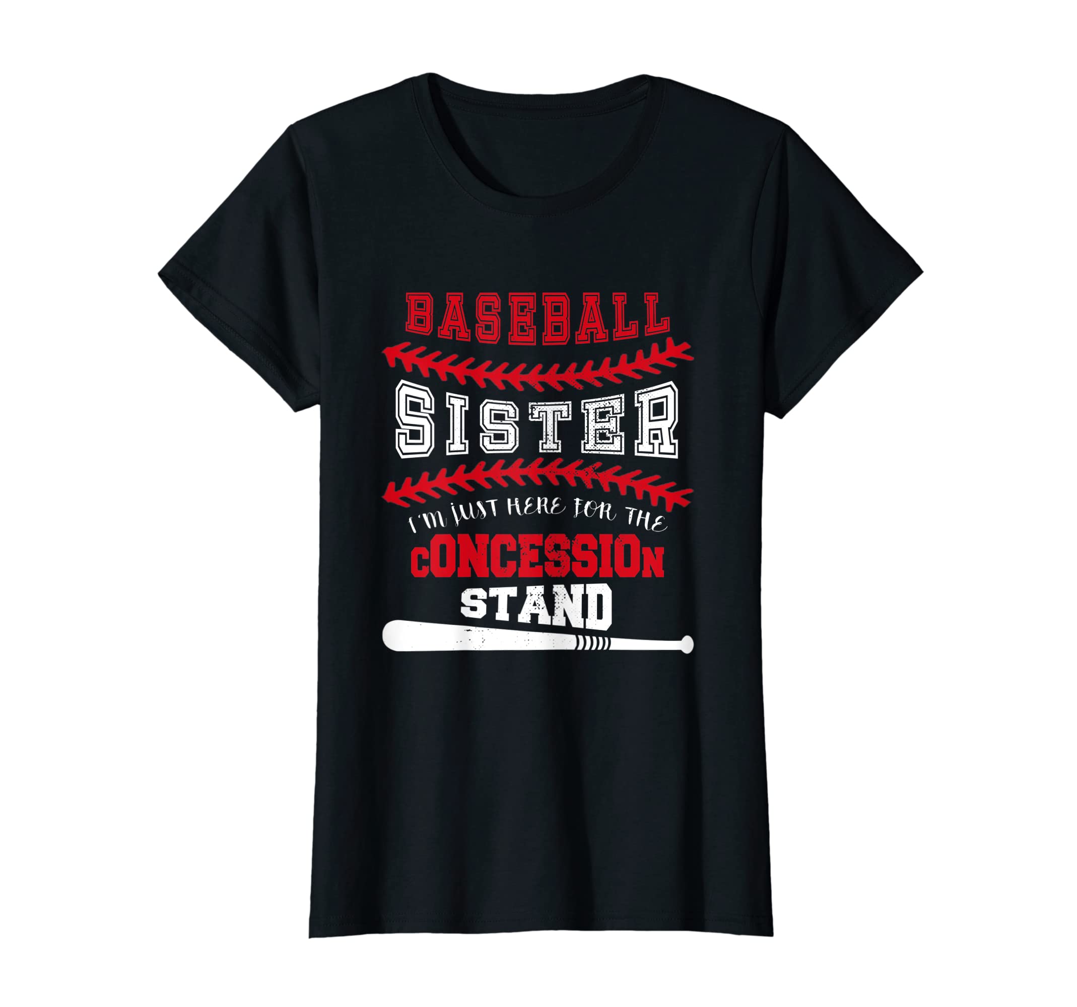 Just Here Concession Funny Baseball T-Shirt - Graphic Print Men Women - T-Shirt, Sweatshirt, Hoodie