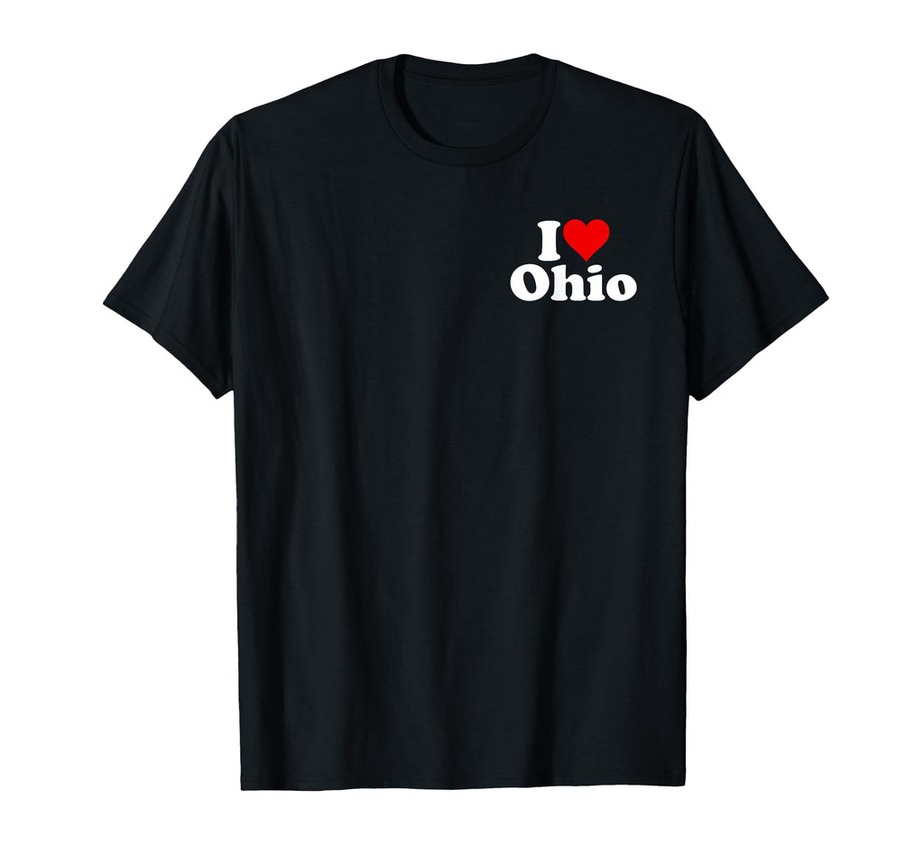 I Love Heart Ohio T-Shirt - Unique Graphic Unisex - T-Shirt, Sweatshirt, Hoodie