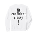 Fitness Y2K Gym Training Back Yoga Sweatshirt - Streetwear Style Unisex - T-Shirt, Sweatshirt, Hoodie