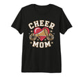 Cheer Mom Mother Bow Cheerleader Game Day T-Shirt - Novelty Apparel Unisex - T-Shirt, Sweatshirt, Hoodie