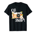 Oh Snap Funny Camera Lover T-Shirt - Casual Everyday Wear for Adults - T-Shirt, Sweatshirt, Hoodie