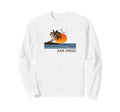 San Diego Tropical Sunset Sweatshirt - Unique Graphic for Adults - T-Shirt, Sweatshirt, Hoodie