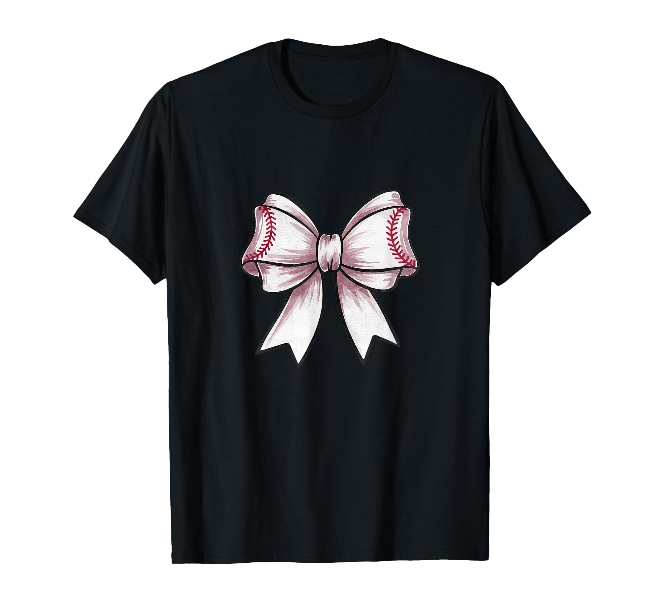 Coquette Baseball Bow Mom Sister Grandma T-Shirt - Unique Graphic Unisex - T-Shirt, Sweatshirt, Hoodie