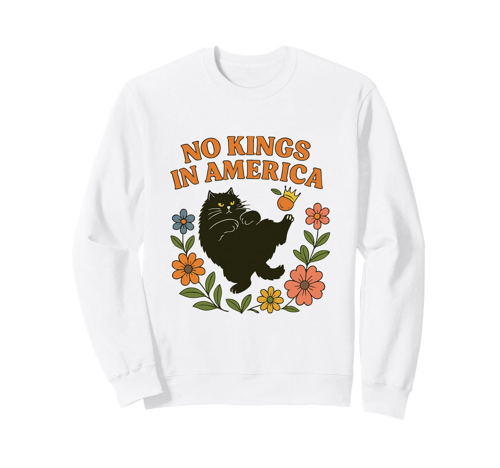 No Kings America We People Boho Sweatshirt - Trendy Graphic for Adults - T-Shirt, Sweatshirt, Hoodie