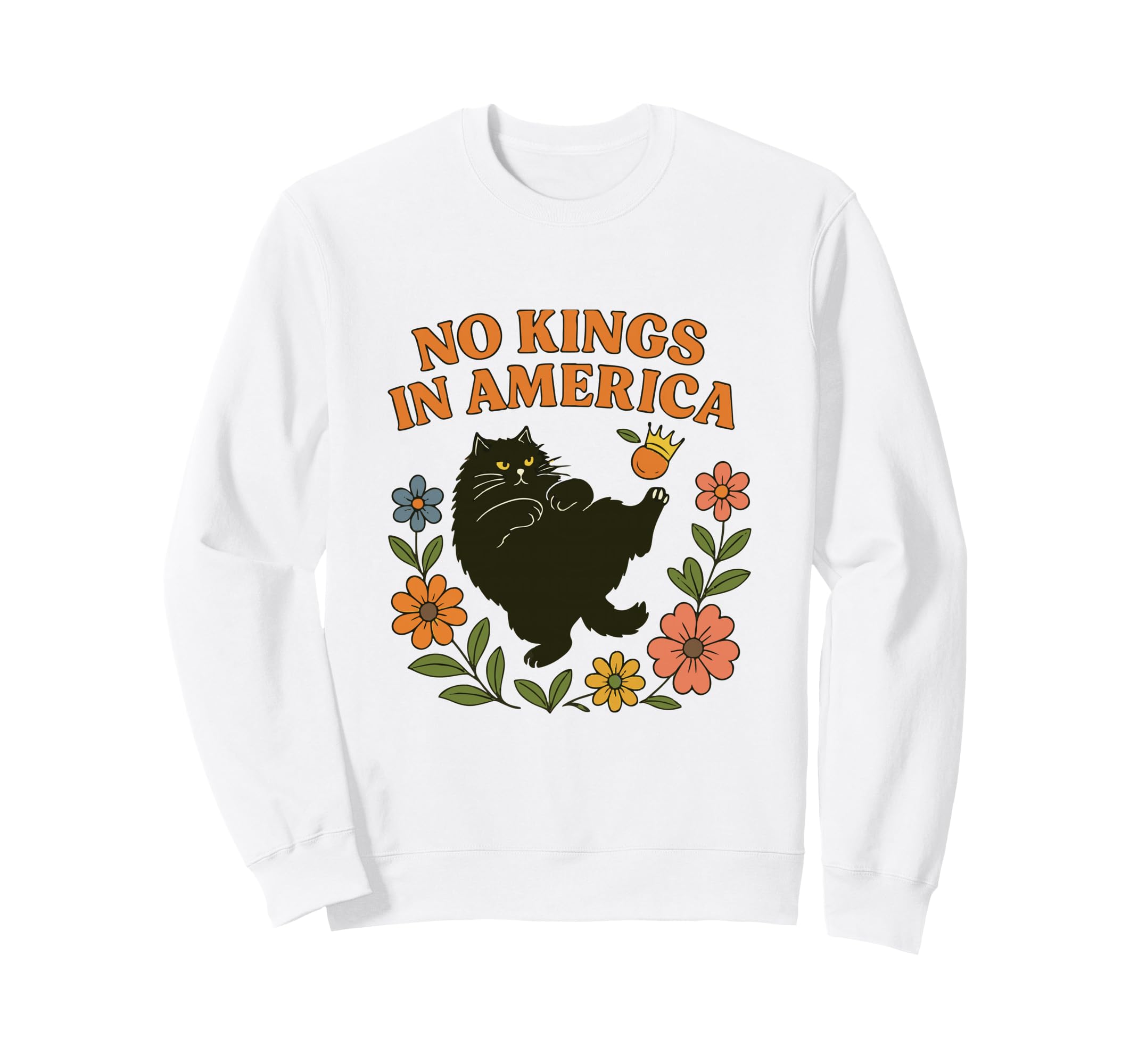 No Kings America We People Boho Sweatshirt - Trendy Graphic for Adults - T-Shirt, Sweatshirt, Hoodie