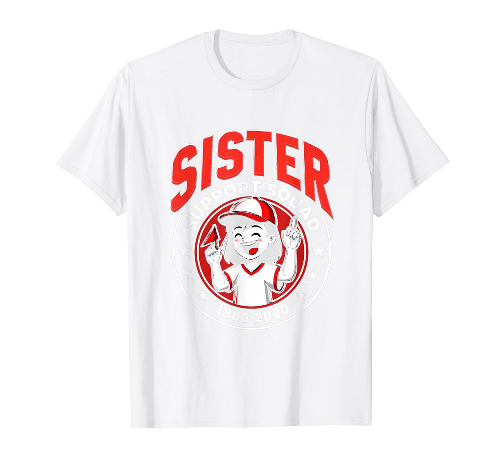 Baseball Sister Support Squad Game Day T-Shirt - Aesthetic Graphic Unisex - T-Shirt, Sweatshirt, Hoodie
